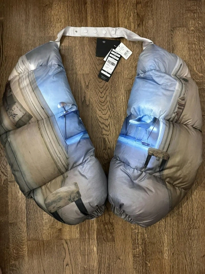 Pre-owned Undercover Puffer Jacket Sleeves In Blue