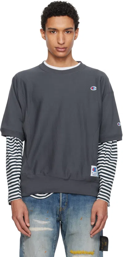 Undercover Purple Champion Edition Uc1f4803 Sweatshirt In Gray