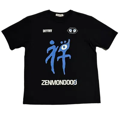 Pre-owned Undercover Questions And Answers Tee Japan Dhyana Zenmondooø In Black