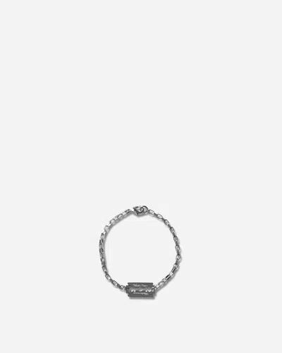 Undercover Razor Blade Bracelet Silver In Grey