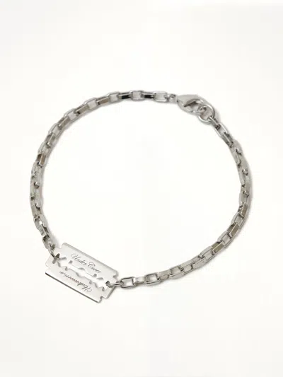 Undercover Razor-blade-motif Chain Bracelet In Metallic