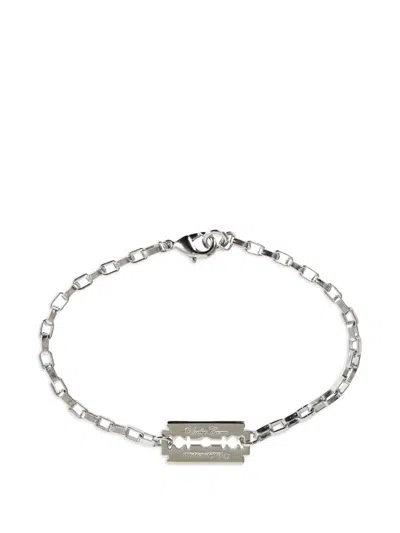 Undercover Razor-blade Chain Bracelet In Silver