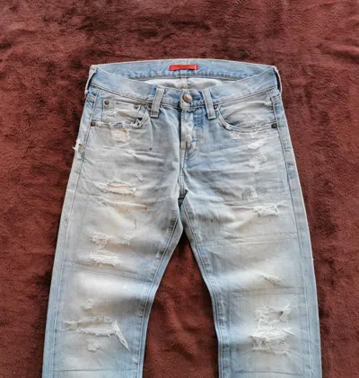 Pre-owned Undercover Red Card Jeans In Blue