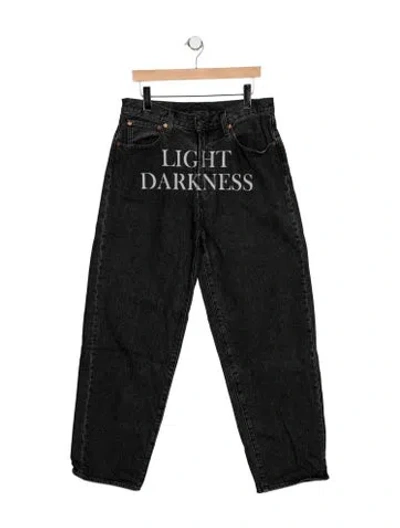 Pre-owned Undercover Relaxed Fit Jeans In Black