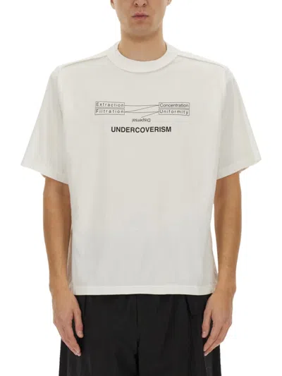 Undercover Relaxed-fit T-shirt With Unique Print In White