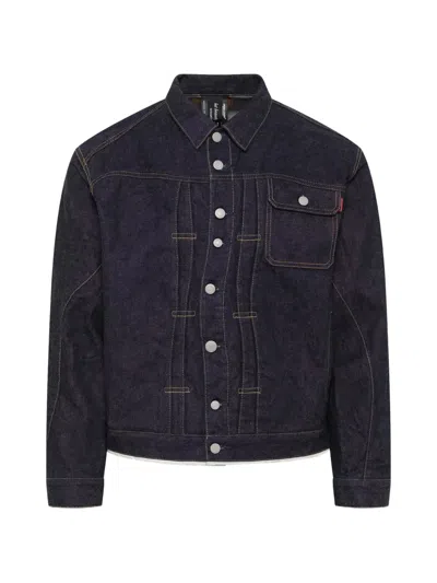 Undercover Relaxed-fit Denim Jacket In Blue
