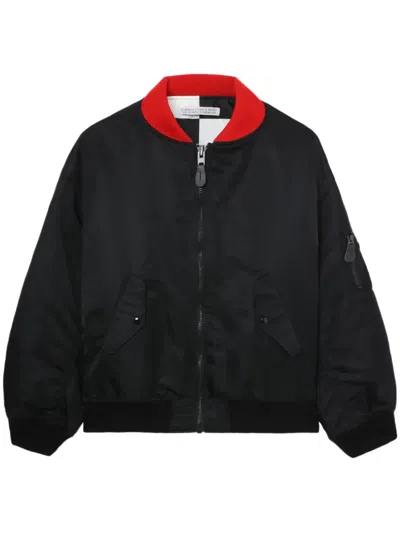 Undercover Reversible Bomber Jacket In Black