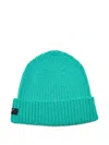 Undercover Ribbed Beanie In Green
