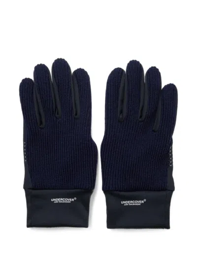 Undercover Gerippte Handschuhe In Blue
