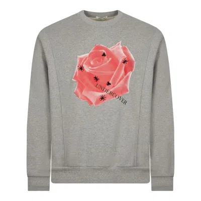 Undercover Rose Sweatshirt In Grey