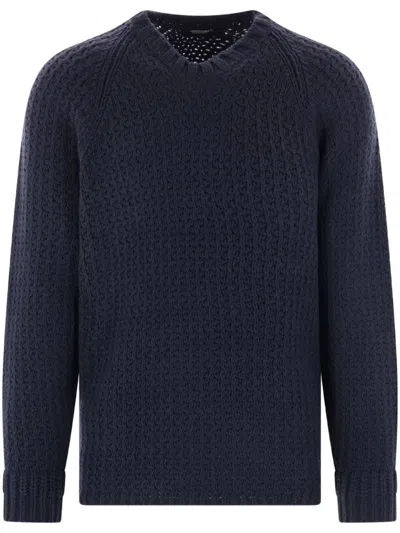 UNDERCOVER ROUND-NECK LONG-SLEEVED SWEATER