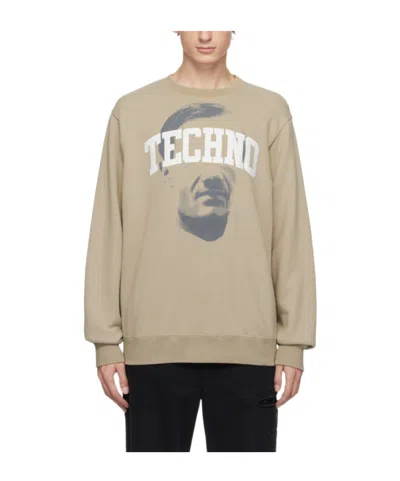 Undercover Round Neck Long-sleeved Sweater In Nude