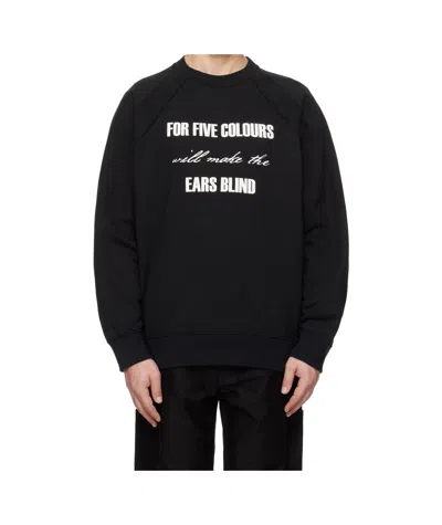 UNDERCOVER UNDERCOVER GRAPHIC STATEMENT SWEATER