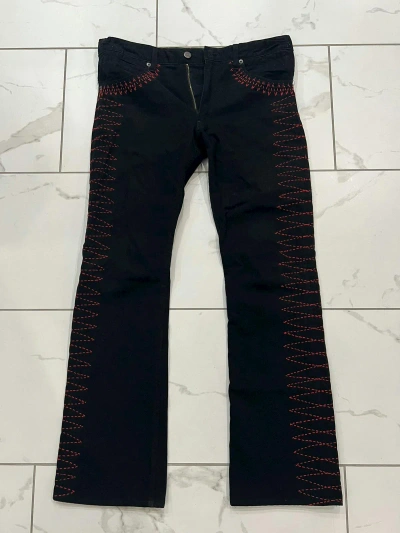 Pre-owned Undercover Scab Jeans In Black