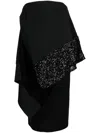 Undercover Sequin-embellished Layered Dress In Black