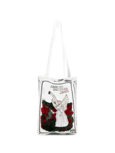 Undercover Sequin-embellished Embroidered Tote Bag In Pattern