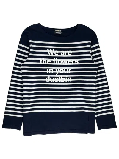 Pre-owned Undercover Sex Pistols The Flowers Poem Longsleeve Tshirt In Blue