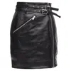 Undercover Woman Mini Skirt Black Size 2 Sheepskin In Black