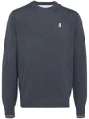 Undercover Sheep Patch Jumper In Blue