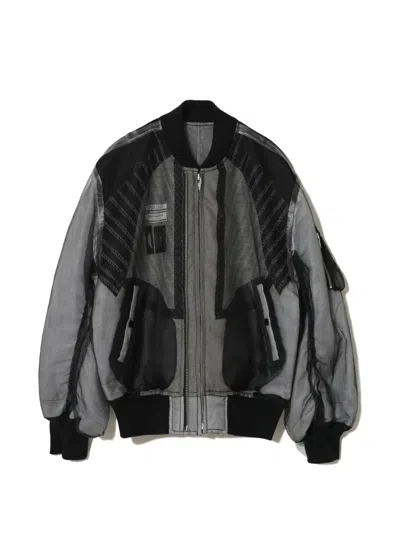 Undercover Jacke Im Patchwork-look In Black