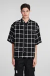 UNDERCOVER SHIRT IN BLACK RAYON