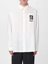 Undercover Button-down Collar Shirt With Front Pocket In Multi