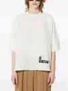 Undercover Short-sleeve Blouse In White