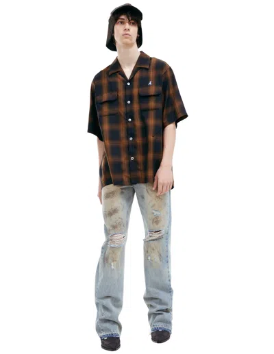 Undercover Short Sleeve Shirt In Brown