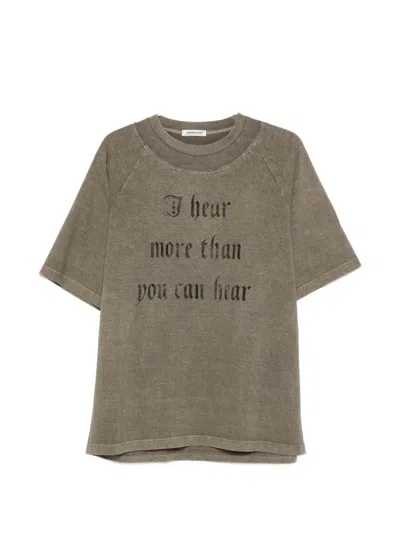 Undercover Short-sleeve T-shirt In Brown