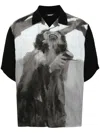 Undercover Short-sleeved Illustration-print Shirt In 黑色