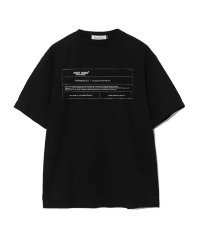 Undercover Short-sleeved T-shirt In Black