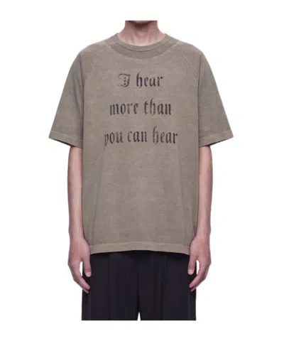 Undercover Short-sleeved T-shirt In Brown