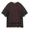 Undercover Crew Neck Patchwork T-shirt In Brown