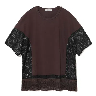 UNDERCOVER SIDE LACE PANEL T-SHIRT
