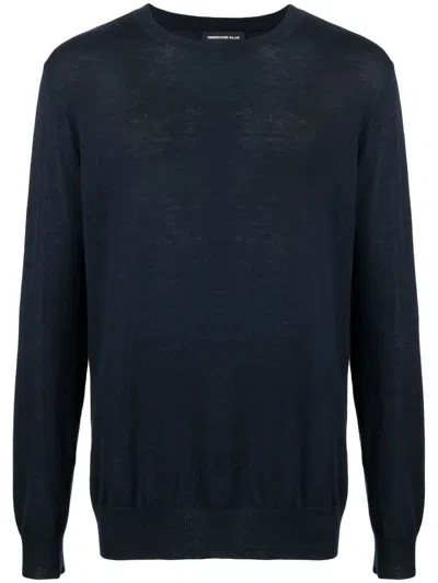 Undercover Side-slits Cashmere Jumper In Blue