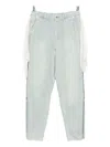 Undercover Side Zip Fastening Jeans In Blue