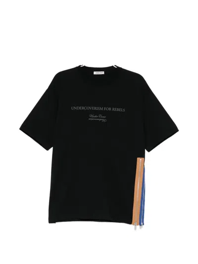 Undercover Side-zip Graphic T-shirt In Multi