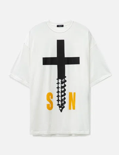 Undercover Sin Short Sleeve T-shirt In White