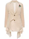 Undercover Single-breasted Blazer In Neutrals