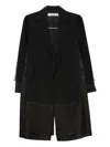 Undercover Einreihiger Mantel In Black