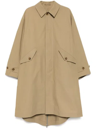 Undercover Single-breasted Coat In Neutrals