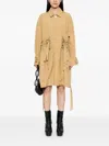 Undercover Single-breasted Coat In Neutrals