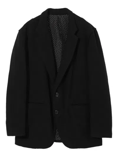 Undercover Single-breasted Jacket In Black
