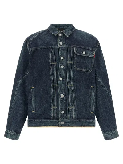 Undercover Sinuous Seams Jacket In Blue
