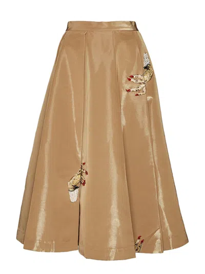 Undercover Skirt In Gold
