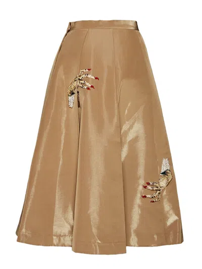 Undercover Skirt In Gold