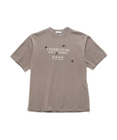 Undercover Slogan-print Cotton T-shirt In Nude