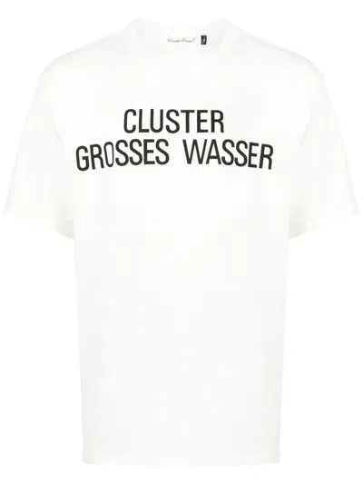 Undercover Slogan-print Cotton T-shirt In White