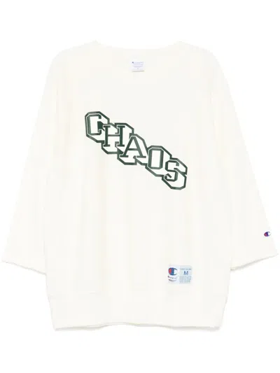 Undercover Slogan Print Sweatshirt In 中性色