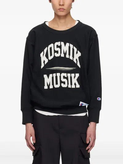 Undercover Slogan-print Sweatshirt In Black